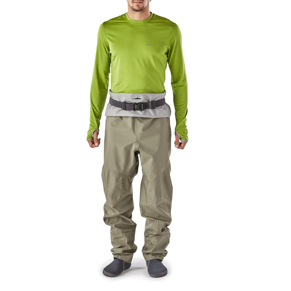 You can wear as waders or as pants. Patagonia Mens Rio Azul Waders Review